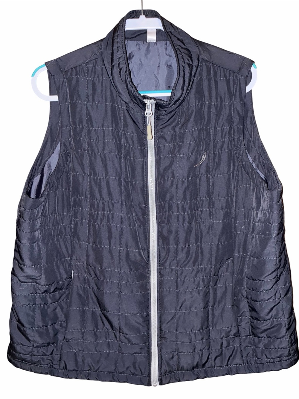 EXERTEK WOMENS XXL Lightweight Black Quilted Sleeveless Vest